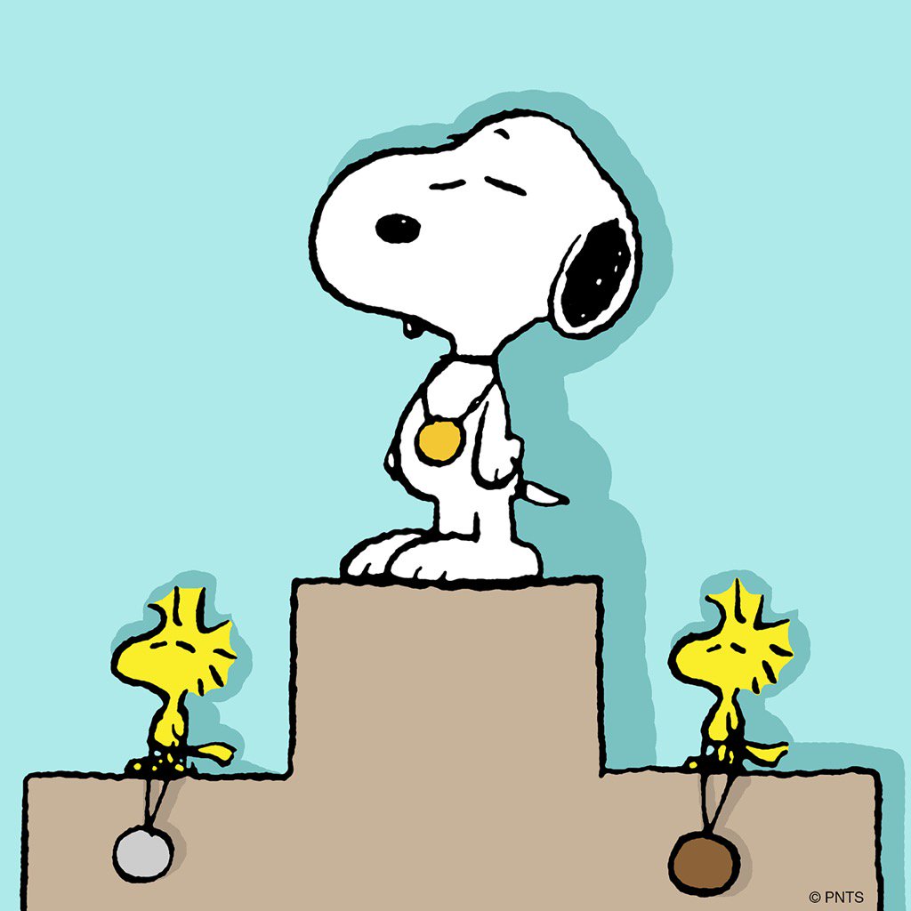 Download Snoopy On A Ladder With A Fishing Pole