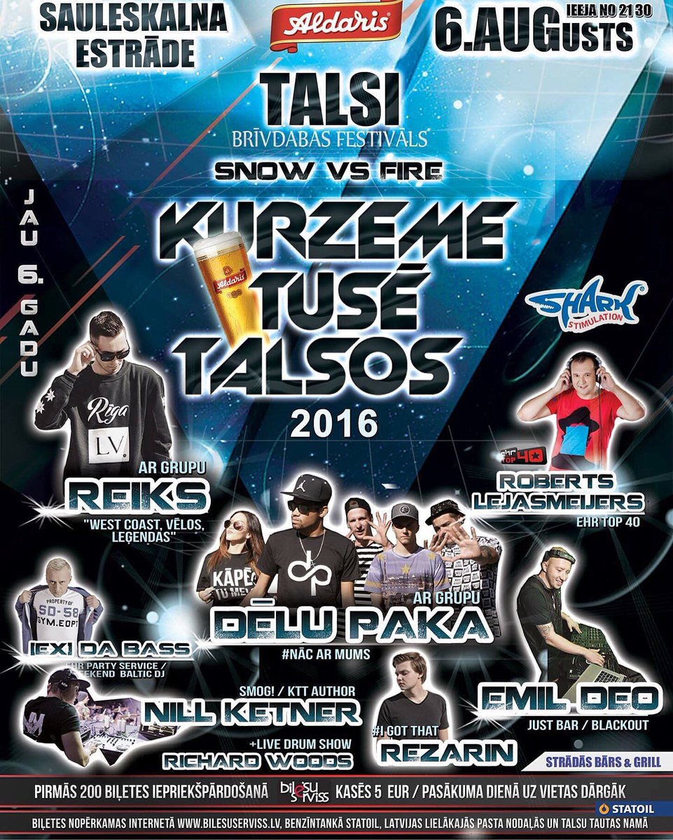 Esam ceļā! Tiekamies uz mazo konci 19:30 un tad jau naktī Talsi tiks iekurināti tā pa īstam! 👊🏻💥 #NācArMums #Smags