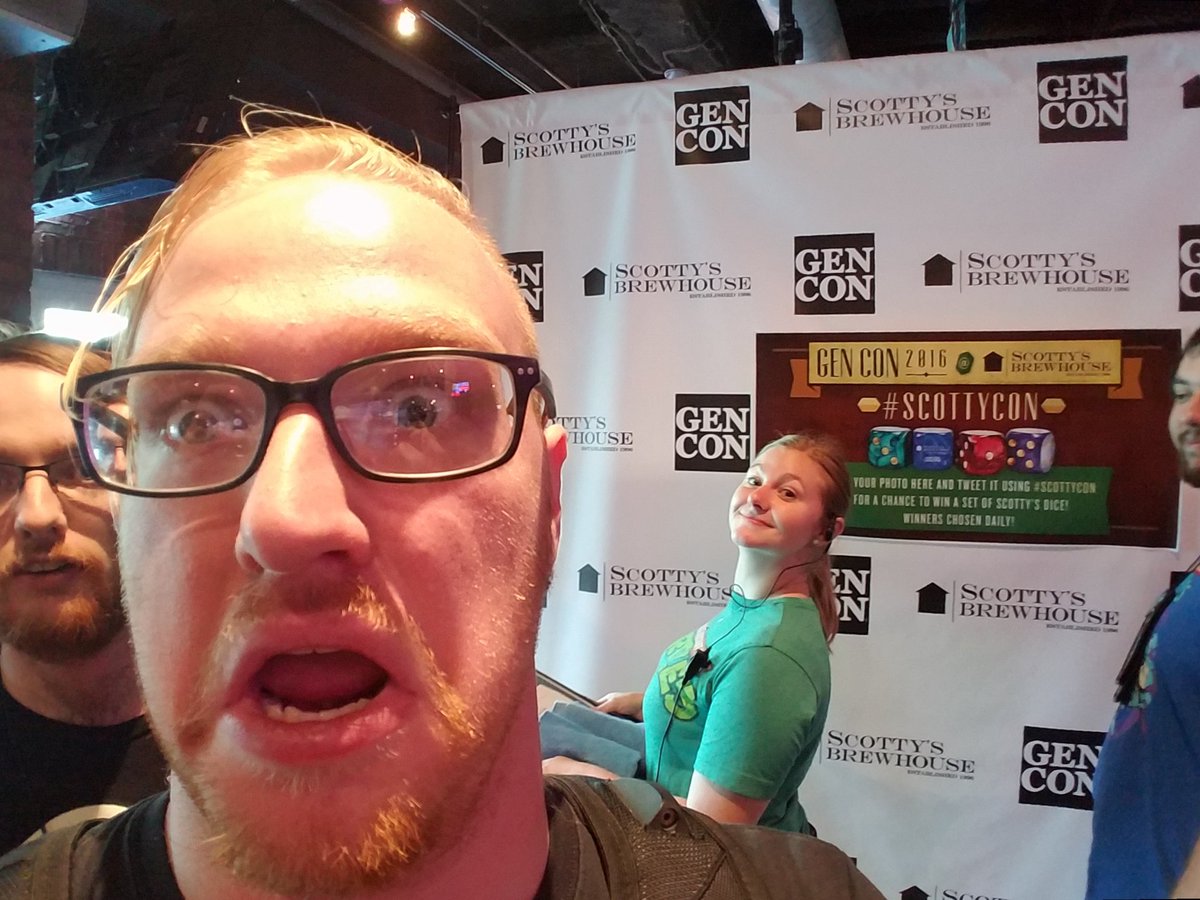BL33Pcast's tweet photo. Annual trip to Scott's for GenCon!!! #scottycon https://t.co/AMucrTmdCW