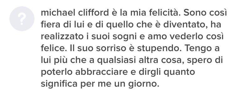 FandomSegreti's tweet image. Michael Clifford