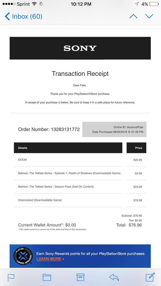 iBest0fMusic's tweet photo. @AskPlayStation Bought The New Telltale Game With The Season Pass but it shows no record of me buying it. Dm? https://t.co/pgxQyF08D0