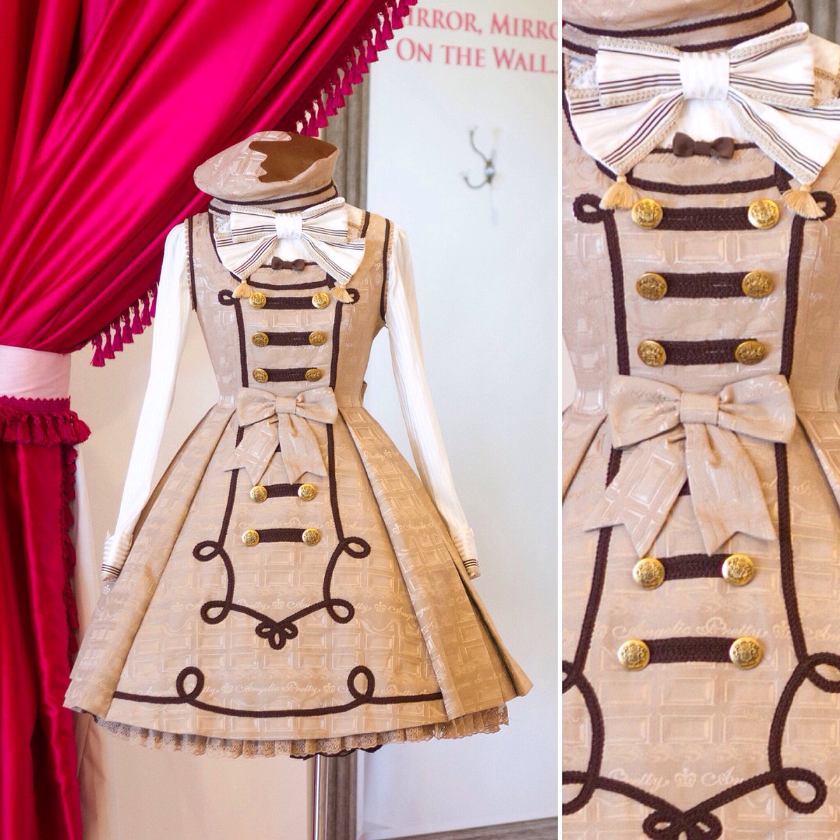 ございます╘ Angelic Pretty - melty whip chocolate JSK キャラメル