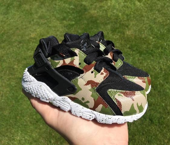 Angelus Shoe Polish - LV camo Huaraches Custom made by