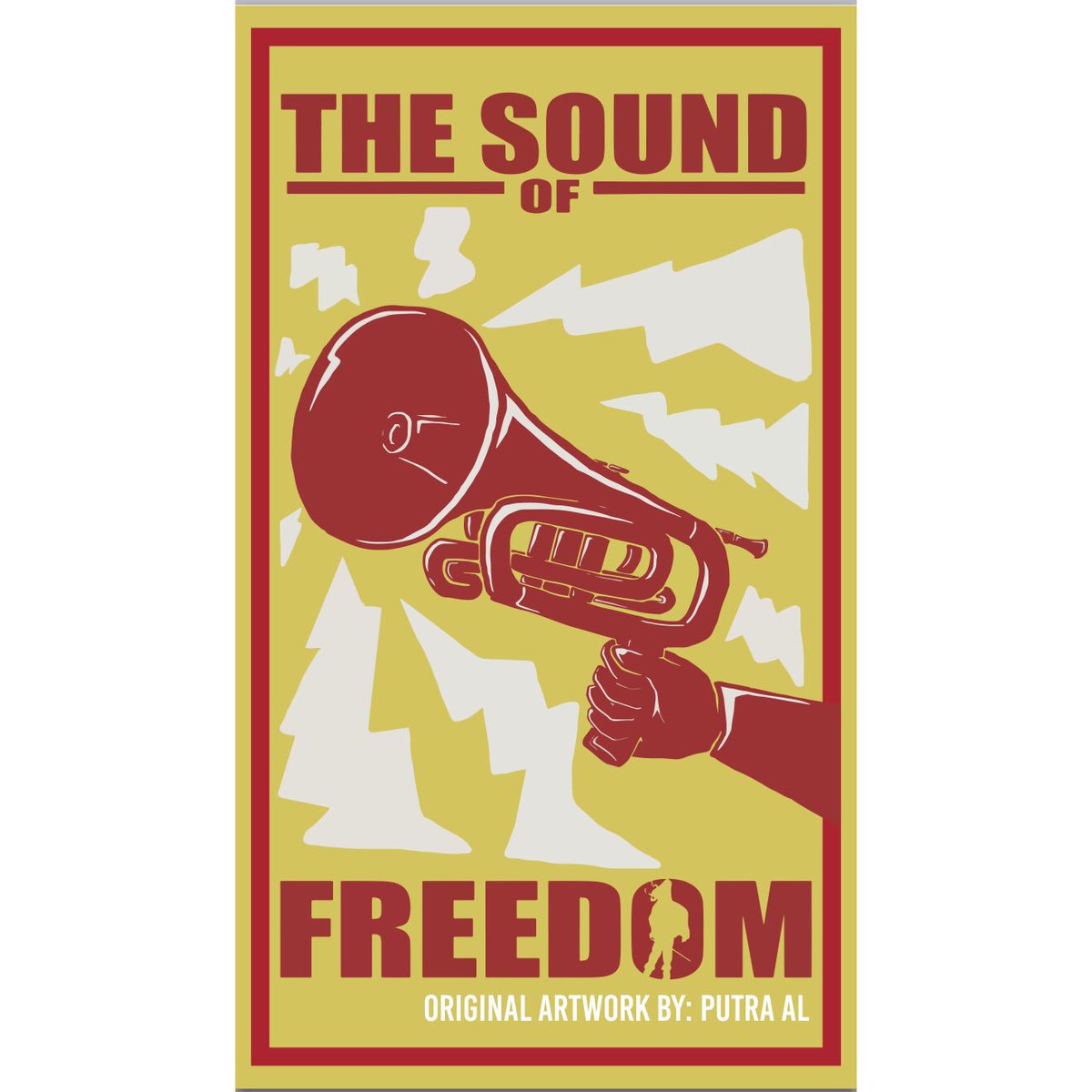TheCavaliers's tweet photo. Congratulations to our Propaganda Design contest winner Putra Al! #cavs2016 #dci2016 #PROPAGANDA https://t.co/jP9n62J9HH