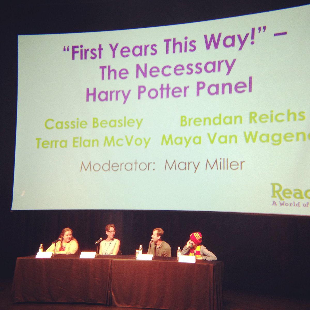 'First Years This Way' with @beasleywrites, @BrendanReichs, @TerraMcVoy, & @MayaVanWagenen at @readupgreenville