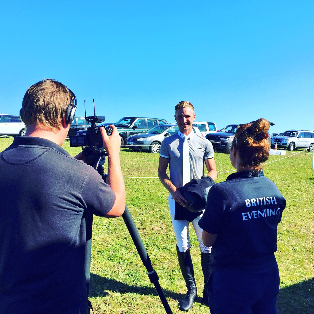 FestivalofBE's tweet image. Alexander Whewall winner of the Smith &amp;amp; Williamson British Intermediate Championship @GatcombeHorse #GAT16