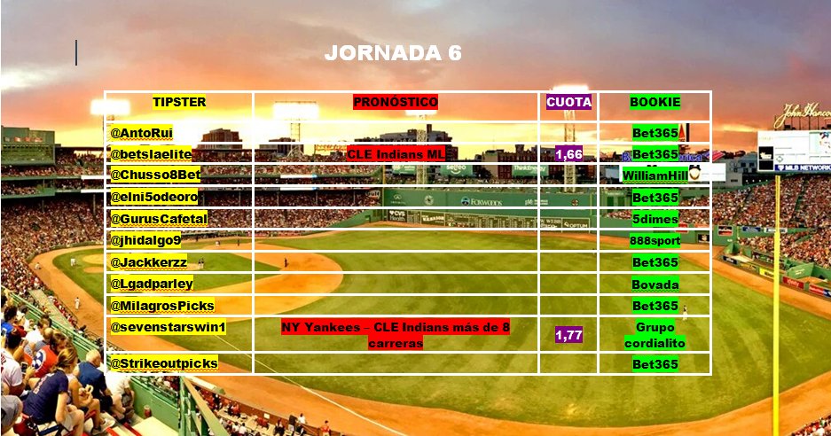 mlbleague1's tweet photo. Estos son los dos únicos picks que llevaremos para esta tarde, el resto los pondremos dentro de unas horas! https://t.co/6apVKZG5tf