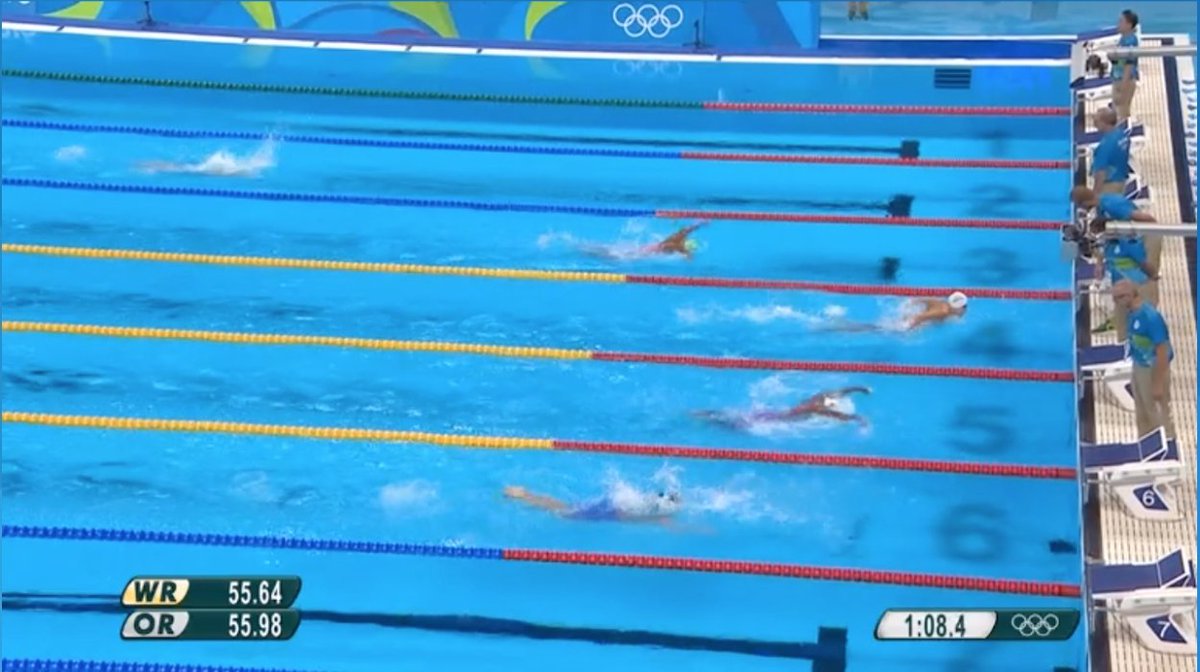 omar_quraishi's tweet image. What a sight!: Yusra Mardini - a refugee who fled civil war in Syria - wins her Olympic swimming heat