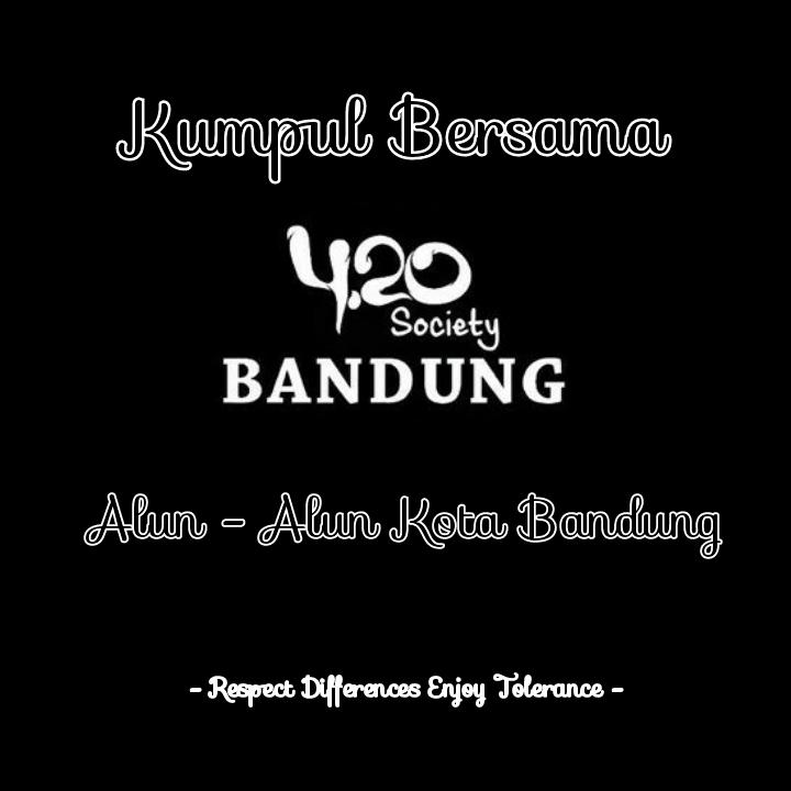 Yuk, yang ingin bergabung di komunitas <a href="/420ersB/">420ersBandung</a> bisa langsung datang 
Besok  jam 3 sore d alun alun kota bandung ;)