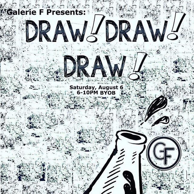 #chicago! See you tonight for #drinkanddraw at <a href="/GalerieF/">Galerie F</a>. Bring can of food to donate for raffle entry! 6-10pm BYOB!