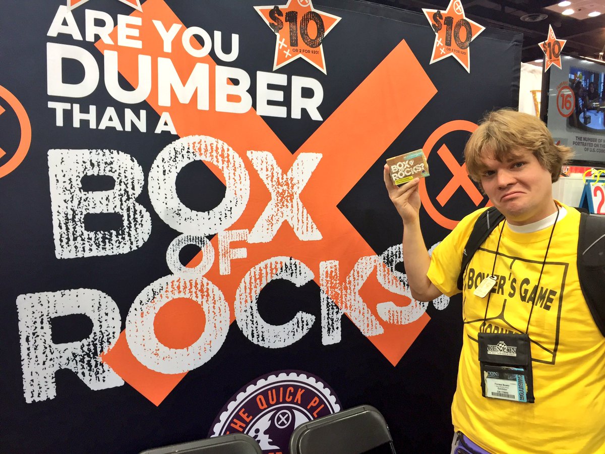 #GenCon2016 Game Giveaway! Retweet for a chance to win #BoxOfRocks from <a href="/haywiregroup/">Haywire Group</a> US Only #GenCant
