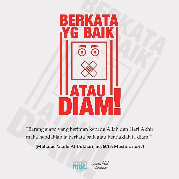 Image result for Hendaklah Berkata Baik atau Diam