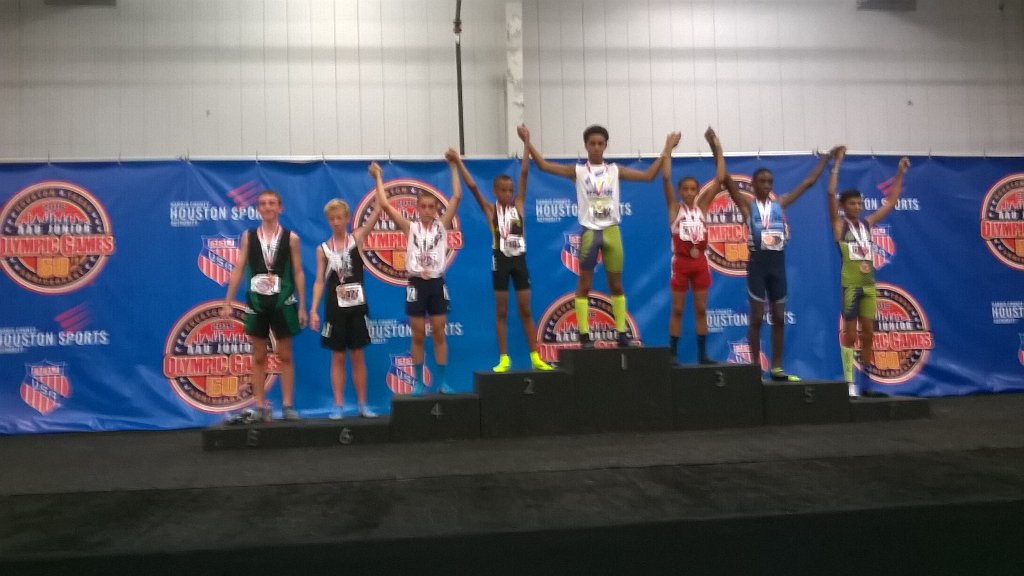 TXTunderTC's tweet image. 13 yr boy, Logan #nationalmedalist