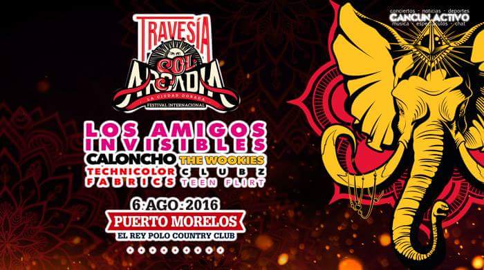 Travesía #Solarcadia  #amigosinvisibles #caloncho  #puertoMorelos 6 de agosto en el rey polo club.  Hoy hoy hoy 🤗