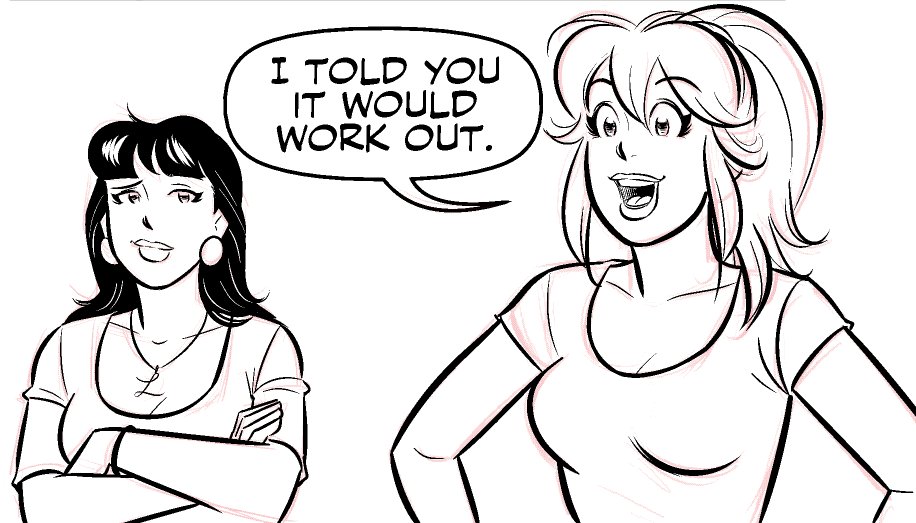 GiseleLagace's tweet image. Betty, the optimist. @ArchieComics #archiemeetsramones