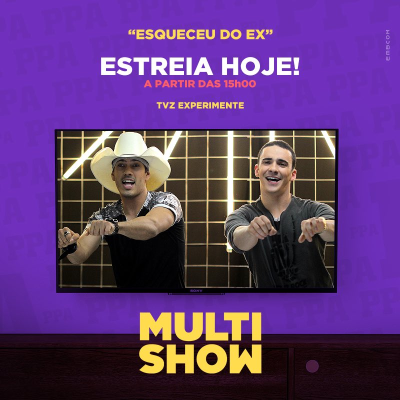 PedroPauloeAlex's tweet photo. É Já Já! Liga TV no #MultiShow! https://t.co/4tJNg0Cspn