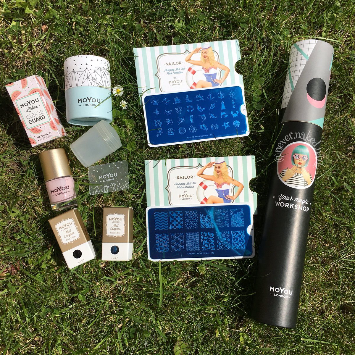 nevernakednailz's tweet image. #haul from @MoYouLondon can't wait to use the #magicworkshop #sailor #nailstamping