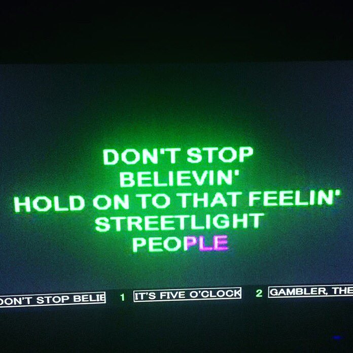 singsingavea's tweet photo. Don't stop, believin'...cuz it's the weekend https://t.co/l5VPhe6mdi