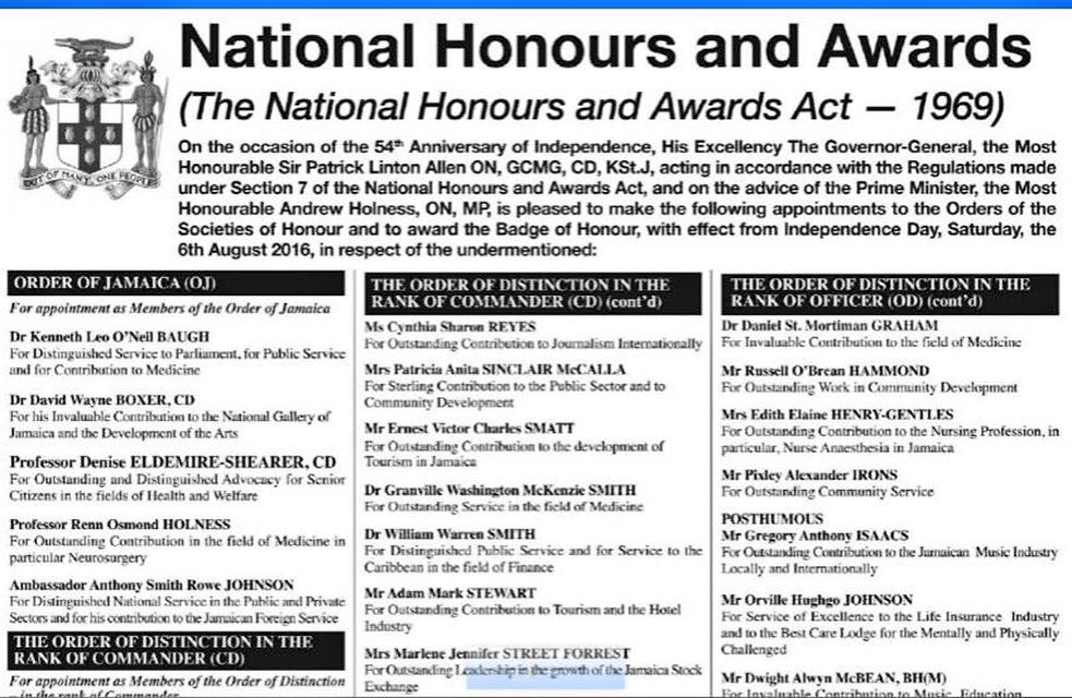 AdamStewart's tweet photo. Truly humbled to receive The Order of Distinction, Commander Class (CD) National Honor for contributions in Tourism. https://t.co/DrJP0KYmD1