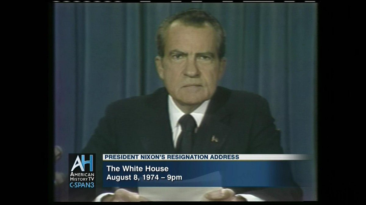 Image result for president nixon announces resignation in 1974