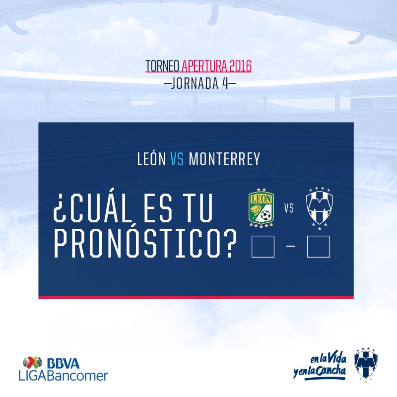 Rayados on Twitter "⚽ ¿Cuál es tu marcador final 📈 del LEOvsMTY en la
