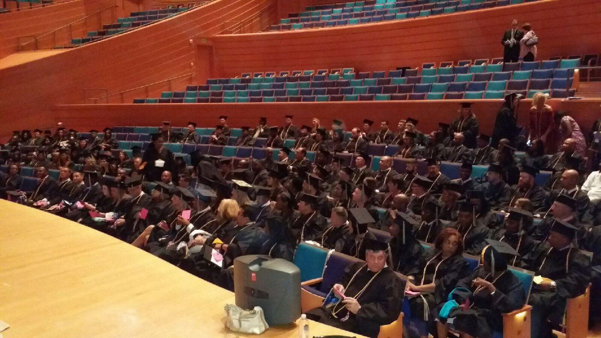 UAGrantham's tweet photo. Grantham grads in the staging area, preparing for the processional. #granthamgrad https://t.co/faS41nOYHS
