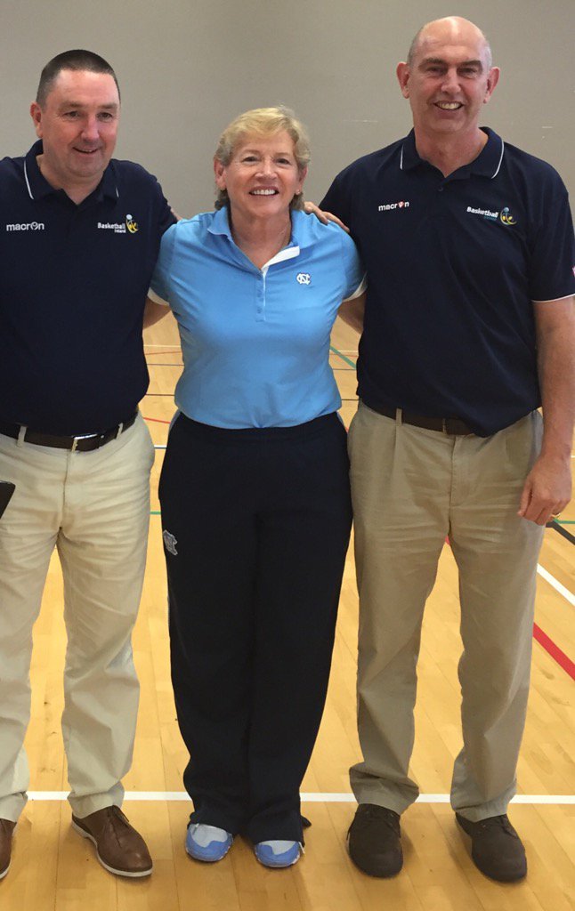 francisosull's tweet photo. Thank you @uncwbb for coming to Ireland. @UNCWBBCoach @BballIrl @markscannellc #ACCBasketball #learningfromthebest https://t.co/sm6cxXPr6g
