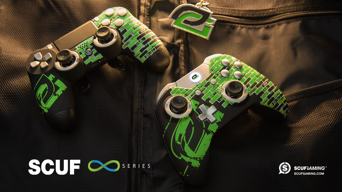 ScufGaming's tweet photo. Check out the NEW SCUF #GreenWall Infinity Controllers! Now available online and at the #MLGOrlando #SCUFBooth https://t.co/vS3XOgwoTO