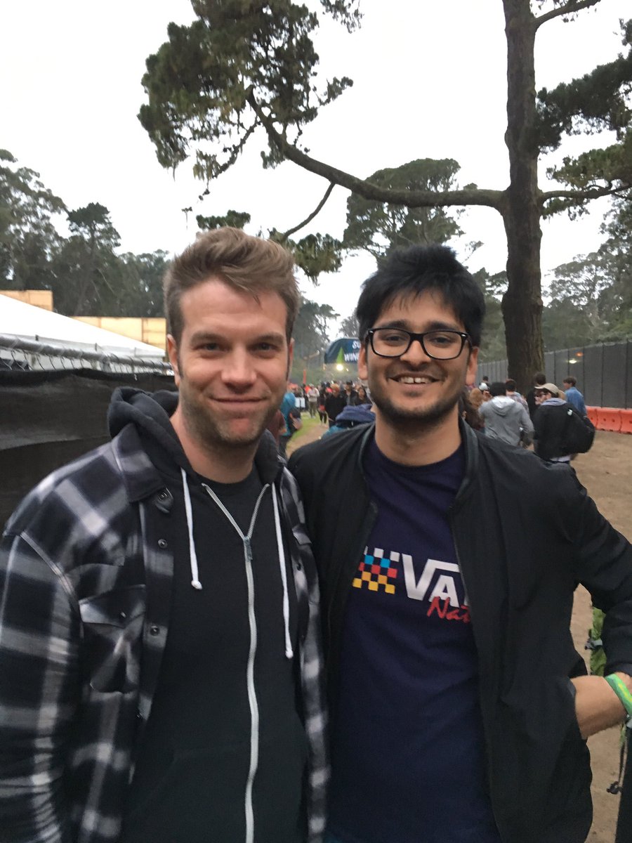 sauravjain's tweet image. Dream come true! #outsidelands @anthonyjeselnik #day1