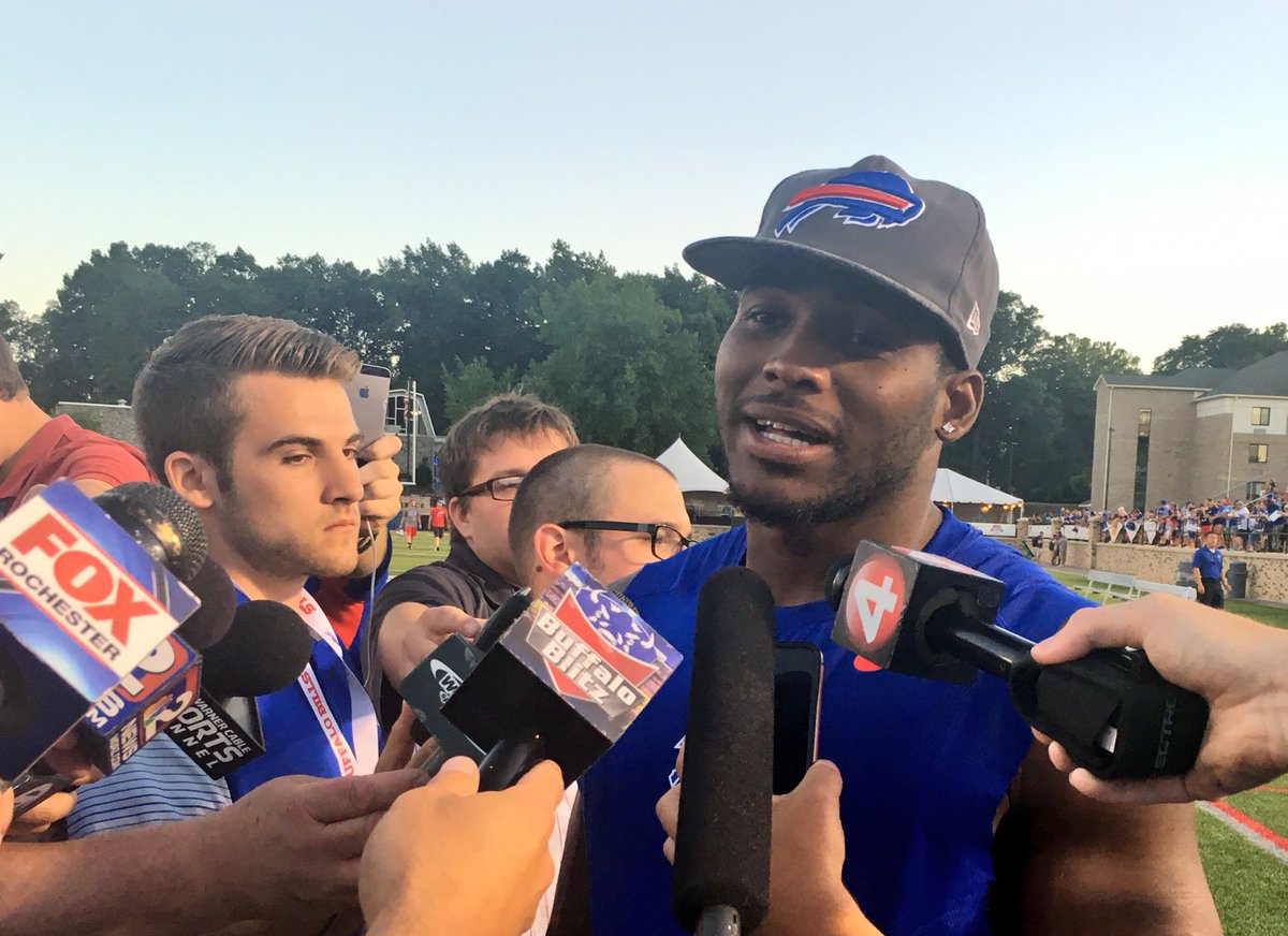 BuffaloBills's tweet photo. Aaron Williams: "Today is a major step in the process of being fully recovered...Felt good to deliver some hits." https://t.co/Envn2gFHGC