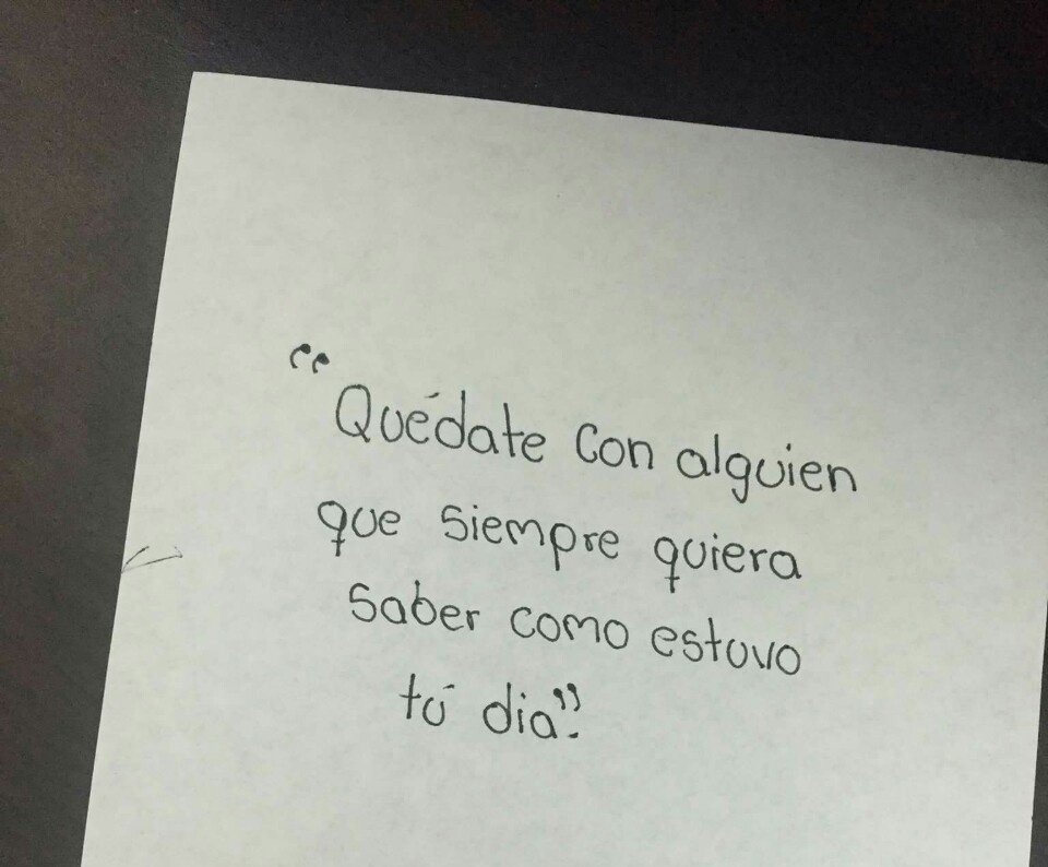 Quedate con alguien...