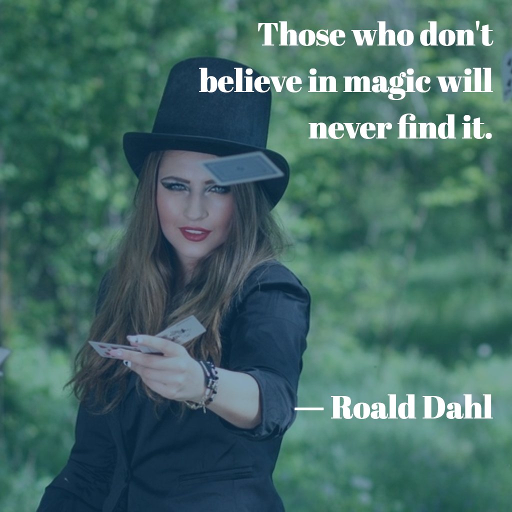 coast_si's tweet photo. Those who don't believe in magic will never find it. - Roald Dahl visit https://t.co/D2n5Nbh7LG

― Roald Dahl https://t.co/TiJvCY82OT