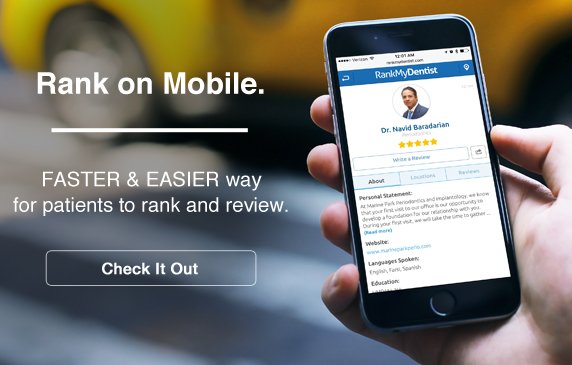Rank and review dentists/practices on your mobile device! Check out rankmydentist.com