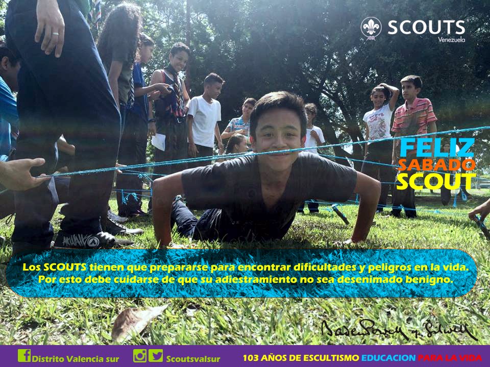 Scoutsvalsur's tweet photo. #SabadoSCOUT
#Escultismoeducacionparalavida
#Construirunmundomejor
@ScoutsCarabobo 
@scoutsvenezuela https://t.co/xwQQwhyFgv