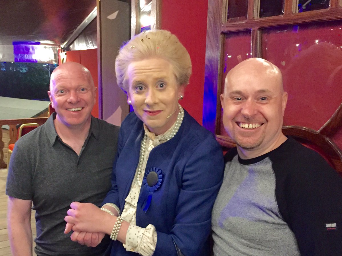 Michael Swires (@michaelswires) on Twitter photo A fun time at the <a href="/SohoThatcher/">Margaret Thatcher Queen of Soho</a> show. Laughs from start to finish! And we got to meet the Iron Lady herself! A fun time at the <a href="/SohoThatcher/">Margaret Thatcher Queen of Soho</a> show. Laughs from start to finish! And we got to meet the Iron Lady herself!
