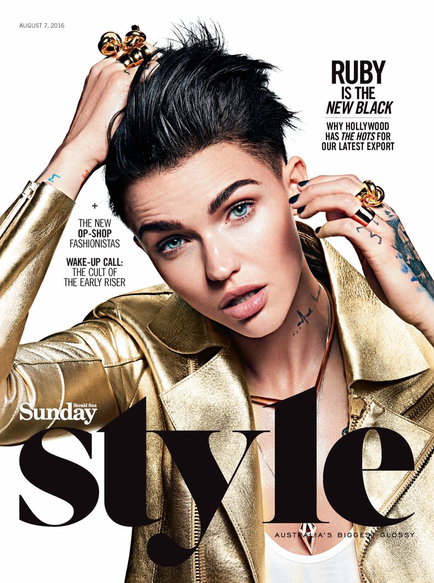 StellarMagAU's tweet photo. Rise &amp; shine! In today’s mag, we find out why Hollywood has the hots for Australia’s @RubyRose https://t.co/kPmycJM214