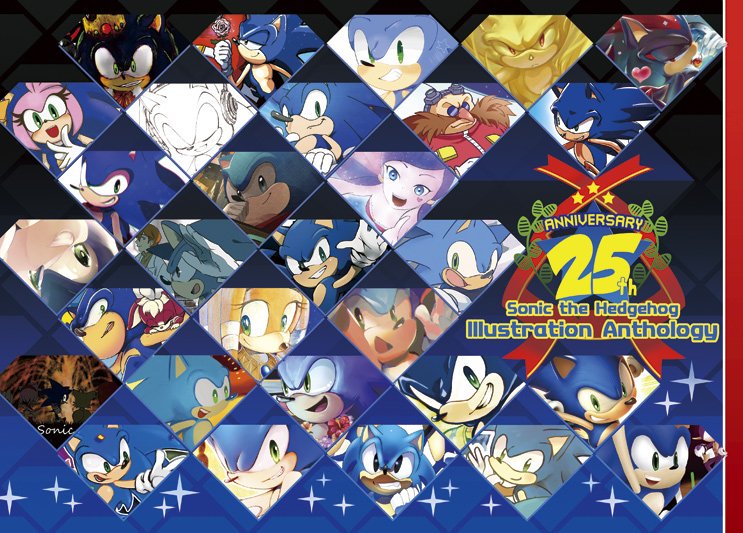 2日目東モ54a「Blue-Black」にてソニック25周年記念アンソロジーを発行します。全頁280線フルカラー印刷、表紙に箔押し使用、ポストカード付、そして総参加者数30名の豪華仕様でお届け！イベント頒布価格1500円となります。