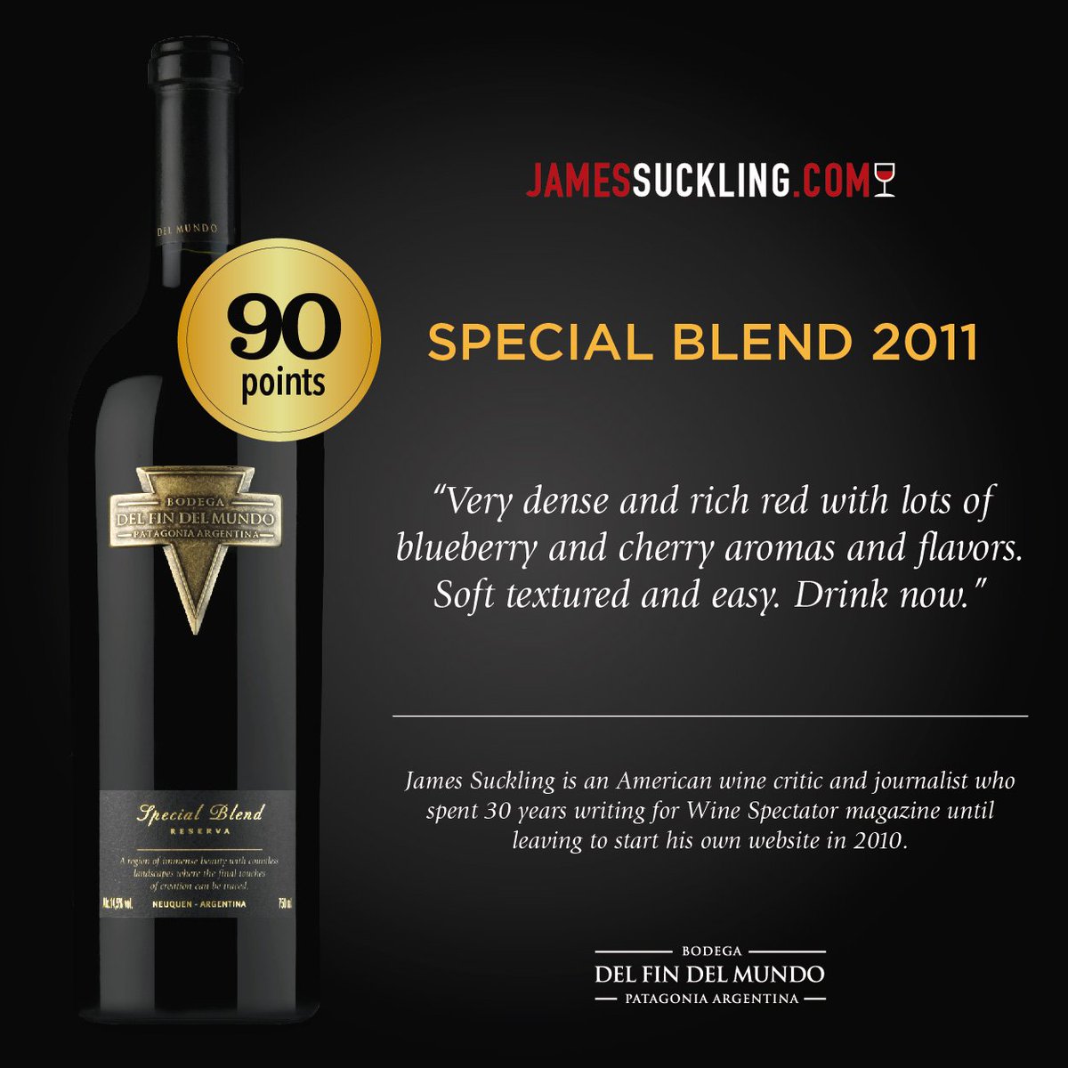 BodFinDelMundo's tweet image. #SpecialBlend #90Points @JamesSuckling