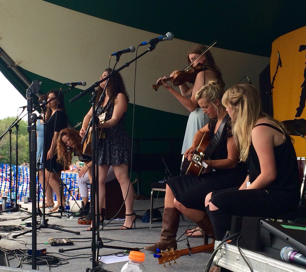 Andi Vissia, Ariana Brophy, Allyson MacIvor, Sydney Mae, Sydney Leard, Justine Vandergrift, Eva Foote <a href="/edmfolkfest/">Edmonton Folk Fest</a>