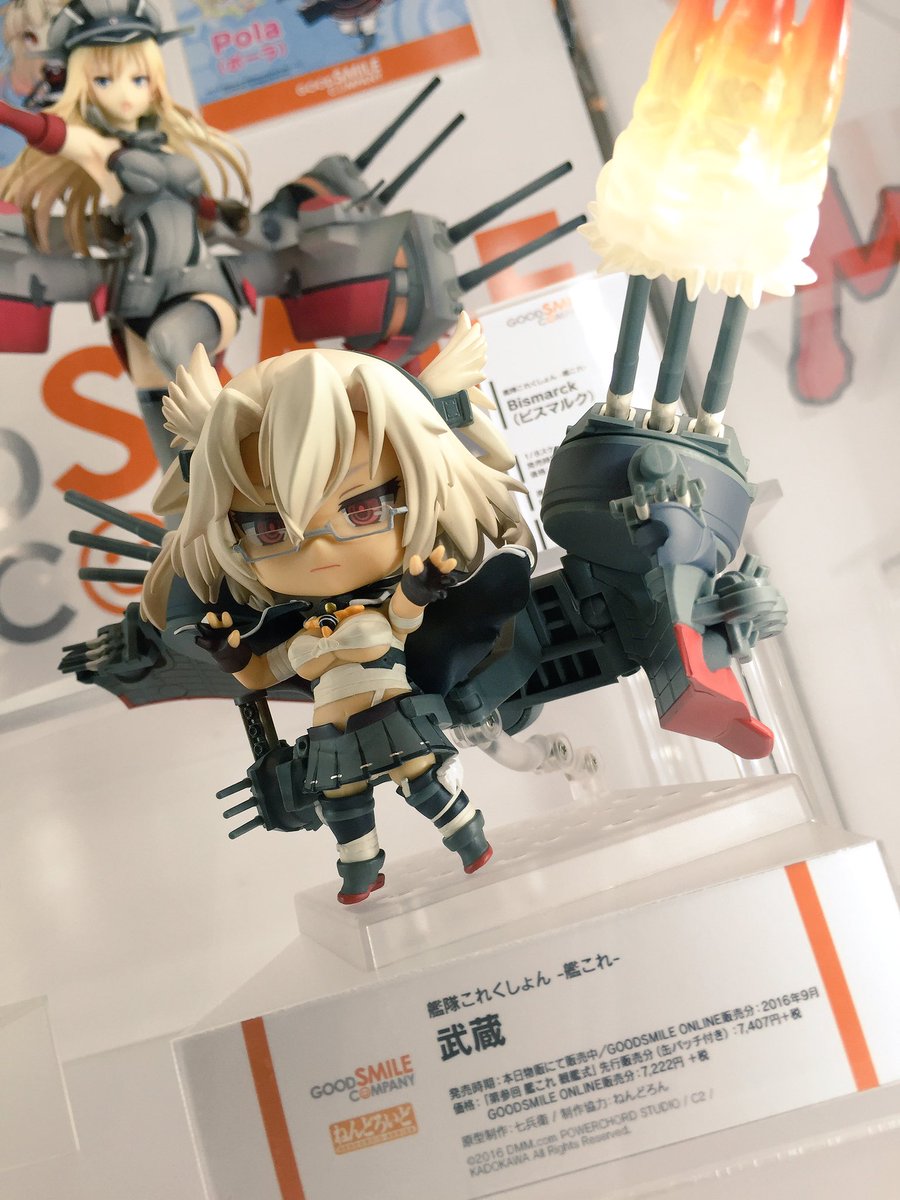 キョジン 第参回 艦これ 観艦式 にて 新作フィギュア展示中です ねんどろいど 武蔵 は先行販売 そして 明日からweb予約受付します 詳細はリンクから 艦これ Goodsmile T Co Wwhloe0e6i