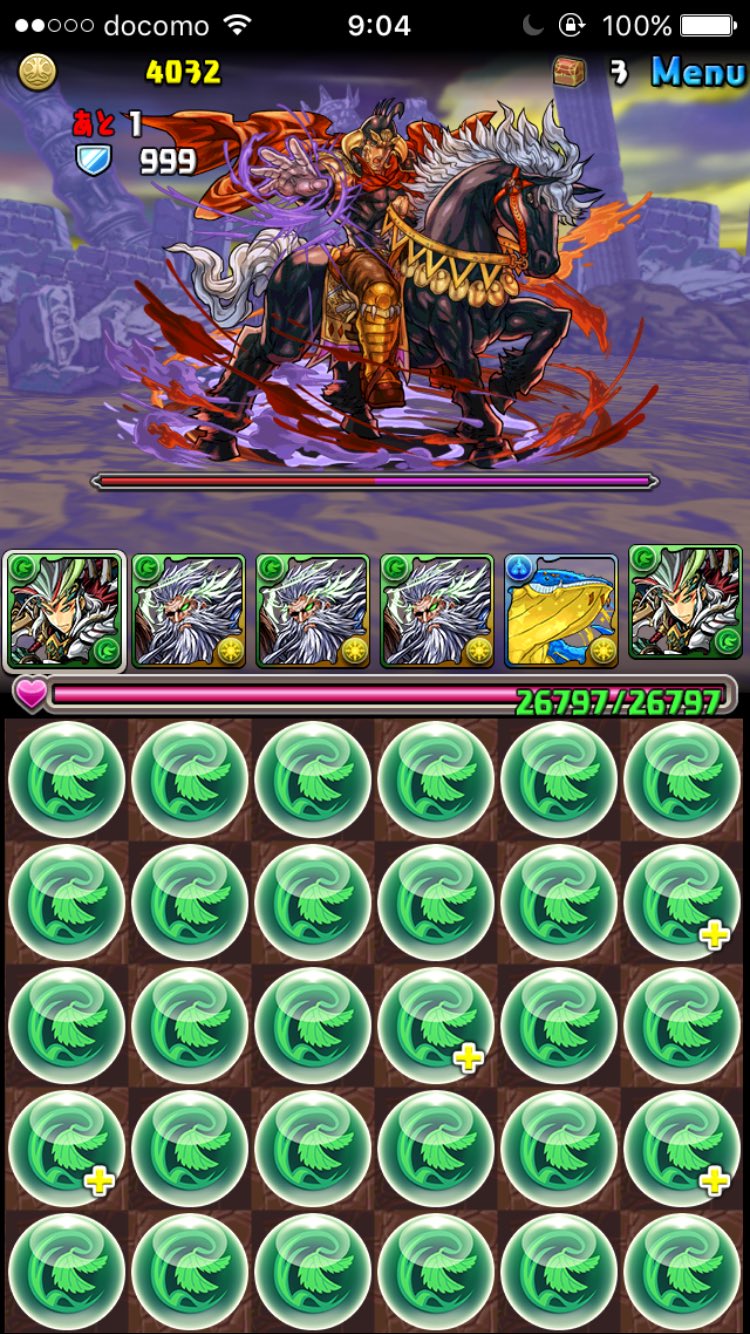 パズドラ 北斗の拳コラボ 高速周回テンプレパーティ パズま