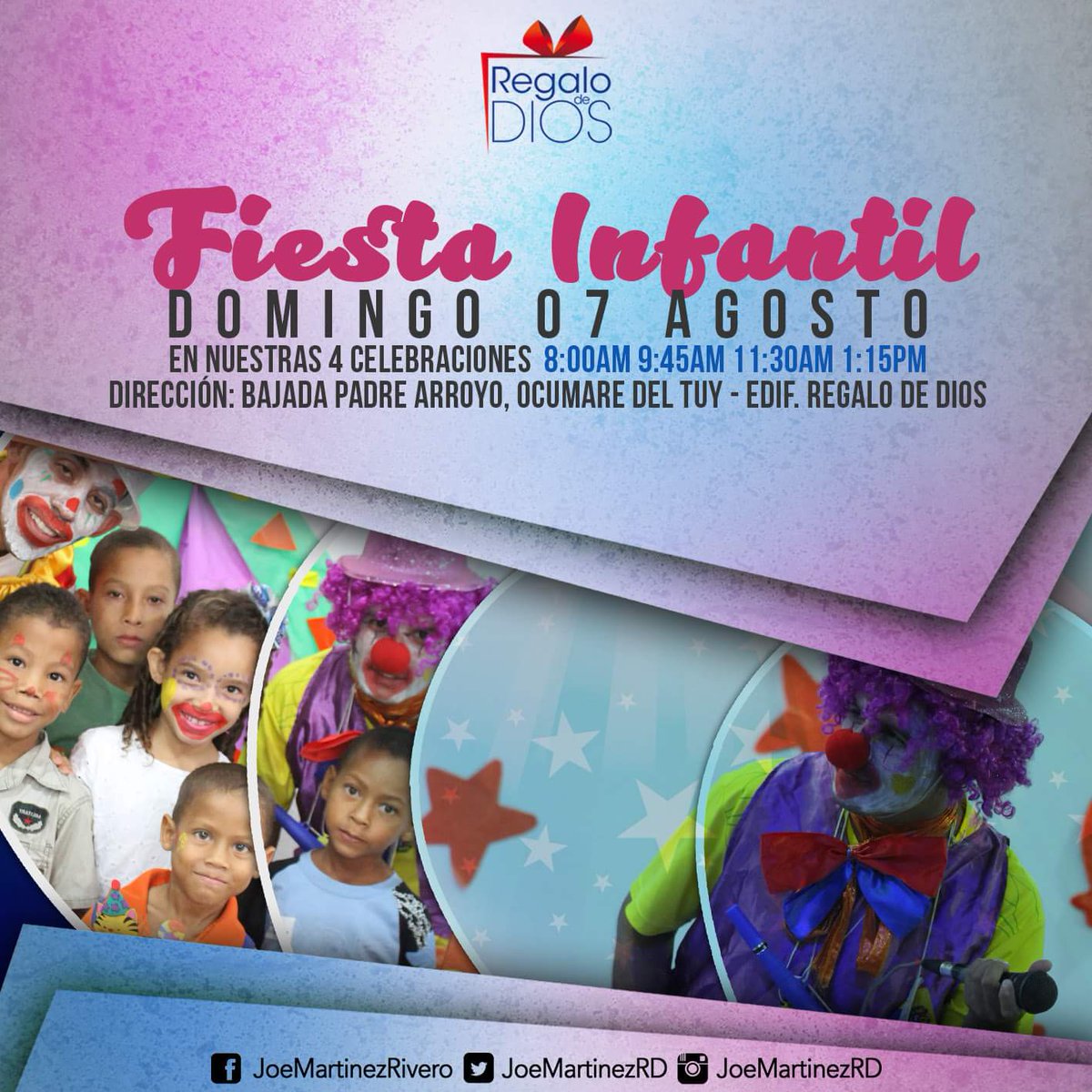 JoeMartinezRD's tweet image. Te espero mañana en nuestras 4 celebraciones 8am, 9:45am, 11:30am y 1:15pm