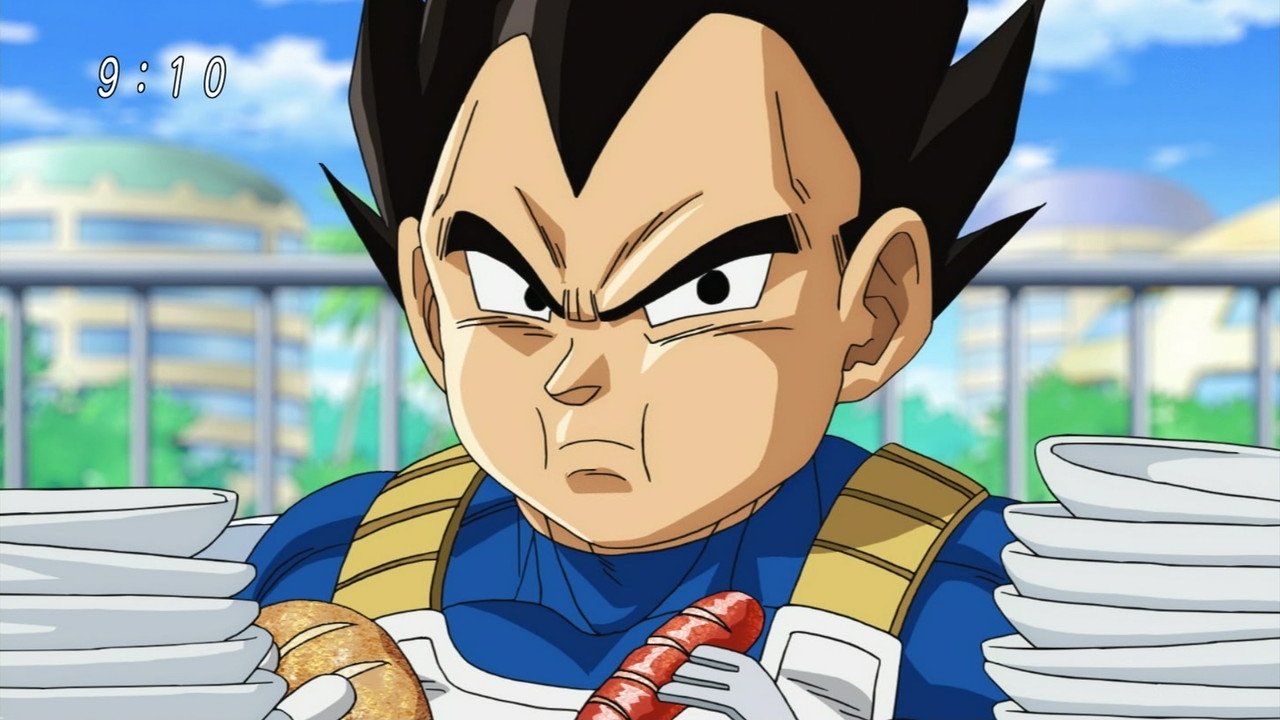 オトギリ No Twitter 飯食ってるだけで面白いべジータ ドラゴンボール超 T Co Dlvaus06jv Twitter