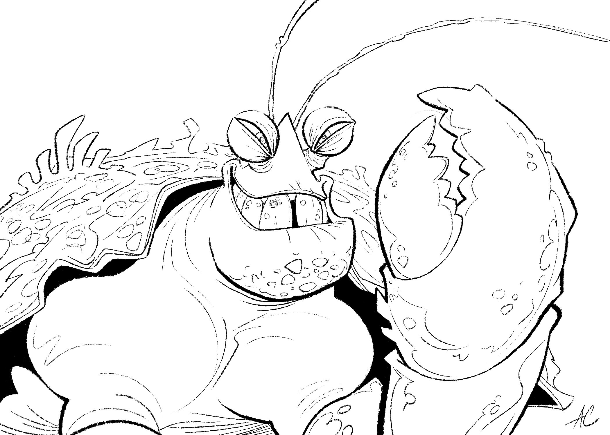 Jemaine Clement Twitterren Here S That Sketch Of Me As An Ancient Giant Fictional Crab Taking A Selfie Some Of You Have Been Askin For Moana T Co Irsioyxcoe Twitter
