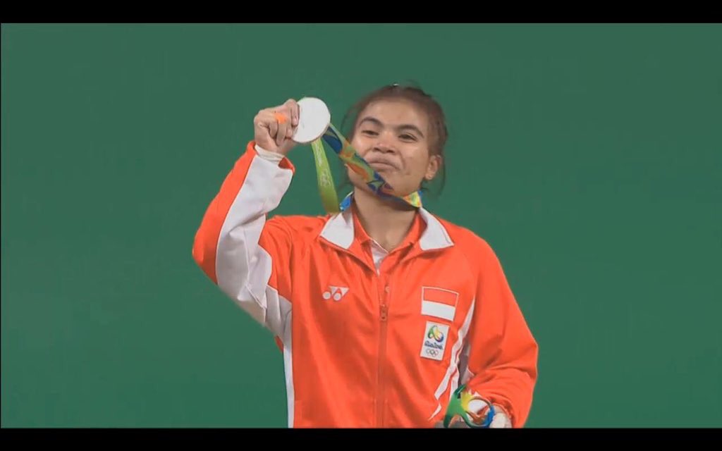 officialvpc's tweet photo. Kab. Bandung must be proud!! Silver Medal #RioOlympics2016 from Sri Wahyuni. https://t.co/iyH6qrsUPT