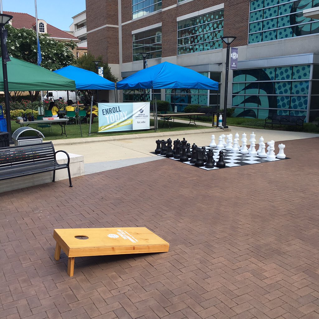 Join us for lunch on the lawn today! 
11a-1p
Food and games will be provided to currently enrolled <a href="/TCCva/">Tidewater Community College</a> students.