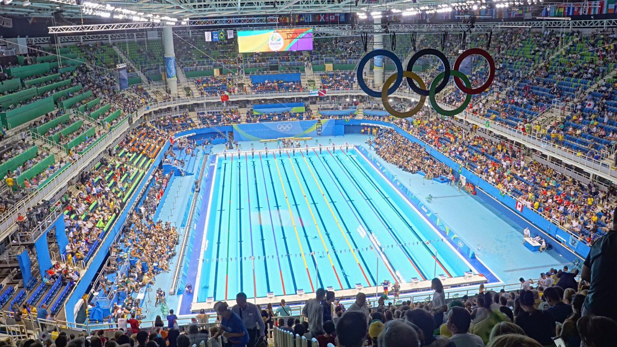 Looking good, olympic aquatics stadium 👍