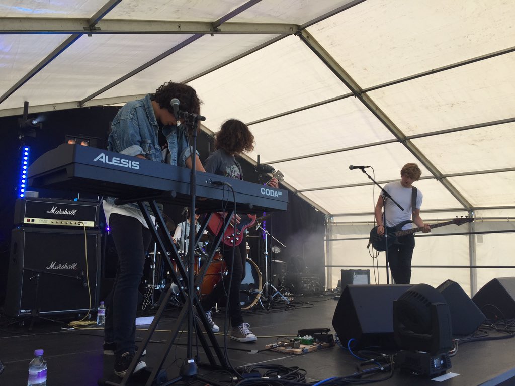 Stellar Fox young local band rocking Croyde View Festival #rock #festival #croyde #devon #music #beer
