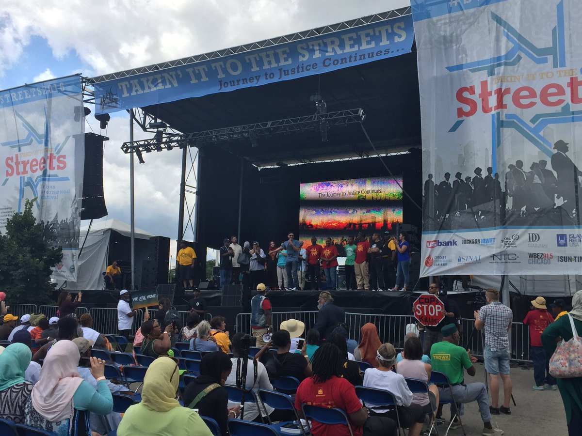#Streets2016 Standing up for justice commemorating 50 years after Dr. MLK Jr.'s March in Chicago