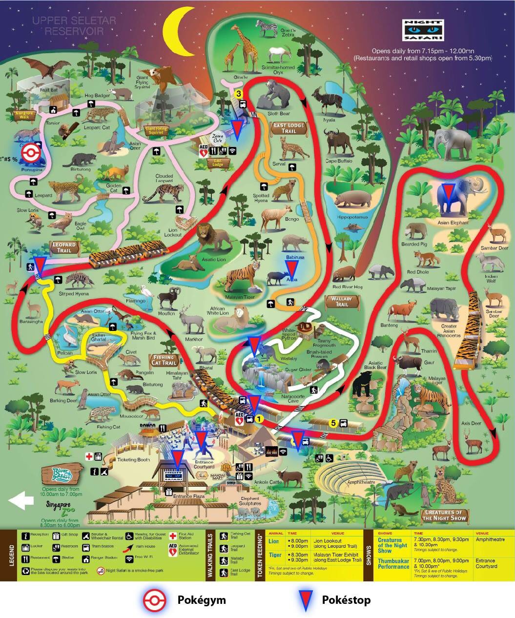 Singapore Zoo Map 2020 Zoologimy Di Twitter: "Wildlife Reserves Singapore Has Developed Map Of  Gyms & Stops At Zoo, Night & River Safari & Jurong Bird Park.  Https://T.co/H19Xirf0Em" / Twitter